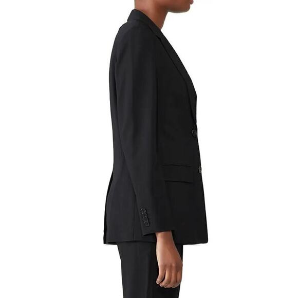 3.1 Phillip Lim Tailored Blazer Single Breasted Two Button Jacket Black Size 10 - Picture 2 of 13